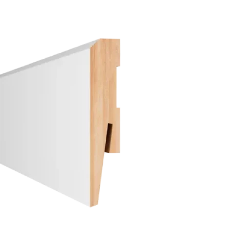 Grīdlīste MDF krāsojamā MP1001 15x100x2420mm BALTA GLUDA