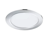 Встраиваемый светильник TRIO Pindos LED SMD 18W 1500lm 3000K D220mm диммируемый IP44 хром 650910106