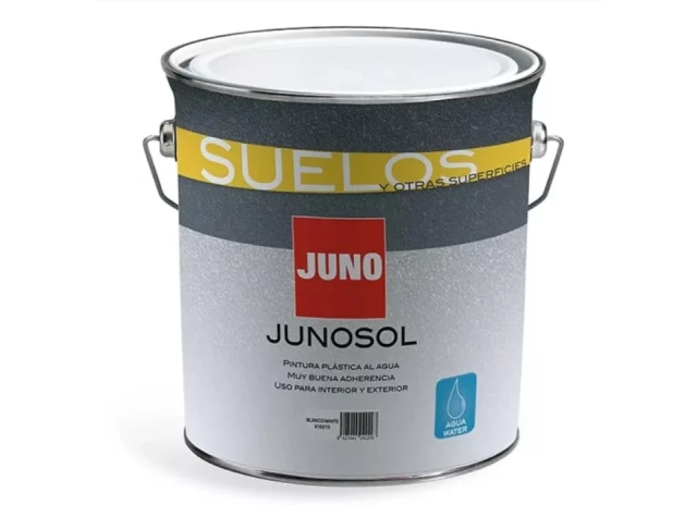 Juno JUNOSOL Light grey 4L Akrila grīdas pārklājums uz ūdens bāzes gaiši pelēks