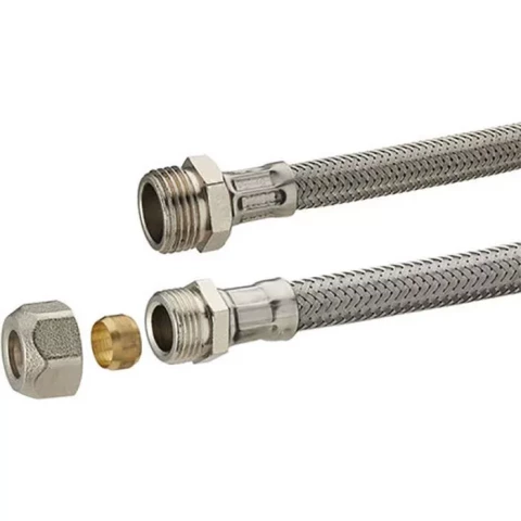 Piev.ar cangu F1/2-10mm 50cm  lokanais savienojums TAQ-BICO