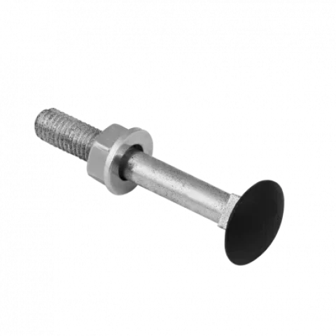 Skrūve dekoratīvajiem būvkalumiem 8x60mm, melna