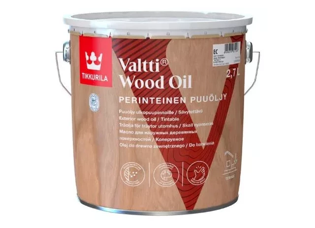 Tikkurila VALTTI Wood Oil 2.7L Eļļa kokam ārdarbiem