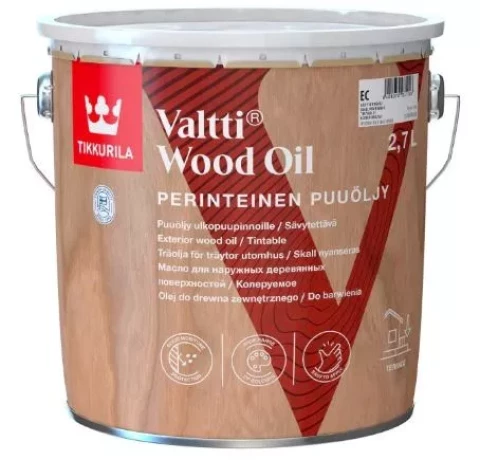 Tikkurila VALTTI-PUUOLJY 2.7L Органоразбавляемое масло для наружного применения