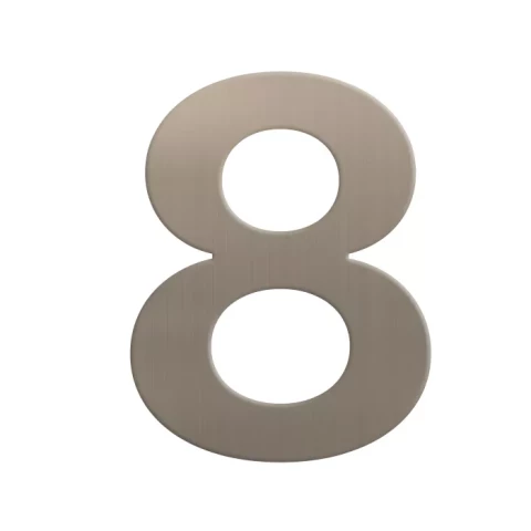 Numurs durvīm Nr.8, pašlīmējošs sudraba
