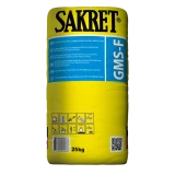 Sakret GMS-F, 25kg,  Mortar for masonry of aerated concrete or gas silicate blocks with antifreeze additive (grey)