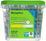 Montāžas skrūve 4.2x16mm FZB 250gab/iep., ESSVE 572616