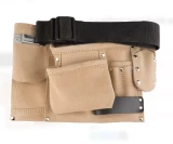 Leather tool belt with 6 pockets BELLOTA PC6BOL