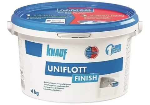 Knauf UNIFLOTT 4 кг готовая шпатлевка для гипсокартона
