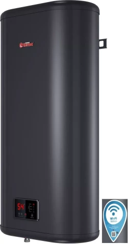 Thermex elektriskais ūdens sildītājs 80L vert. melns, ID 80 V Shadow Wi-Fi, 511x293x1018mm