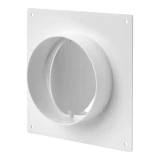 circular flange and valve plastic, Ø100mm