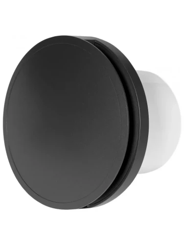 Electric fan, circular E-EXTRA, ø100mm with cover, ball bearing, anthracite