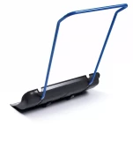 Лопата для снега 440х800х1270мм с алюминиевой ручкой, черная