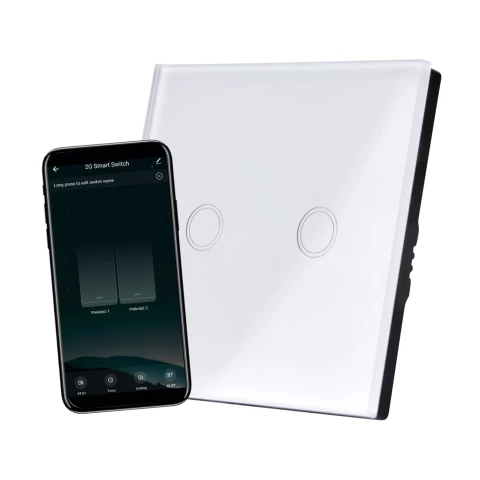 Slēdzis,skārienjūt, WiFi-2 kanāli 100W/800W IP20