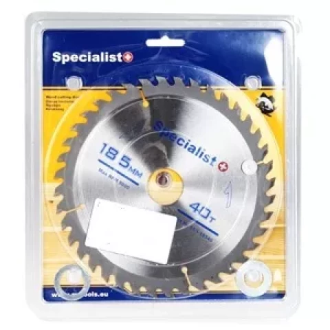 Zāģripa 185mm,40 zobi  30/20/16mm Specialist