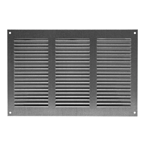 Grille metal, 300x200mm, zinc