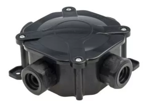 Nozarkārba virsapmetuma IP6711P 75x75x33mm melna 5x4.0mm2