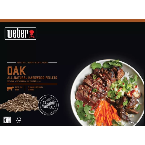 WEBER Smokefire wood pellets - Oak, pellet for grills 8kg 18295