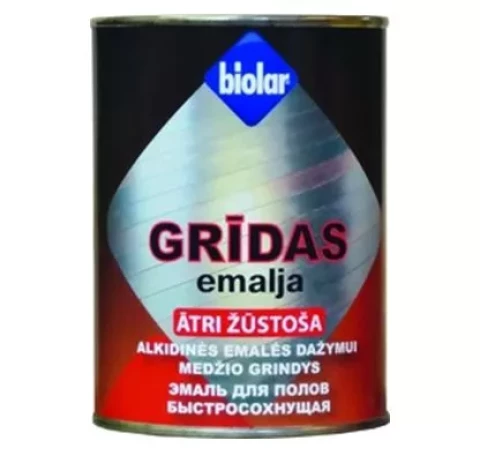 Biolar Grīdas emalja Ā/Ž 2.5L Tumši brūna, ātri žūstoša