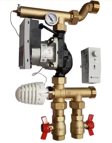 Herz Manifold For Underfloor Heating, TO101 with class A circulation pump