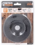 Диск шлифовальный прямой для дерева, ПВХ, резины, GKB 125 мм 22,23 мм грубый FASTER TOOLS FT232-05