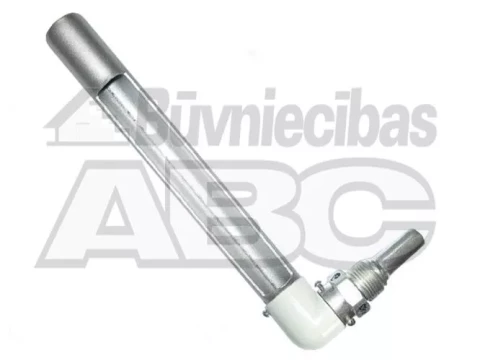 Spare alcohol thermometer with elbow in capsule 1/2" 90'