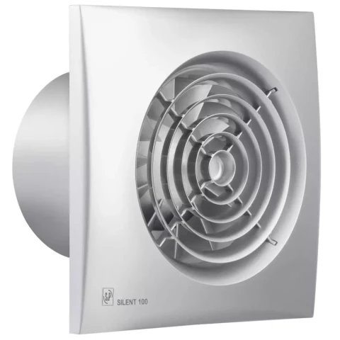 Ventilators SILENT 100CRZ sudr  ar laika rel.un gultni,vārst