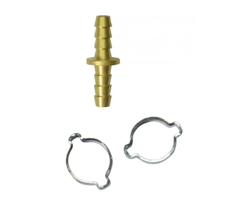 Dubultais konektors trubai 6x11mm (ar fiksācijas gredzeniem), STANLEY 156030XSTN