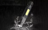 Flashlight multifunctional Superfire G19 with magnet 200lm 5+2W 100m 5 modes rechargeable USB-A
