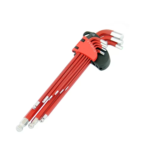 DRAUMET Ключи шестигранные экстра-длинные с покрытием и сферической головкой 1,5 - 10mm