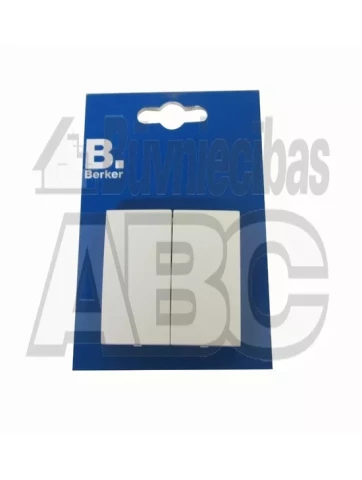 BERKER S1 полярная белизна глянцевый Выключатель с 2 полюсами