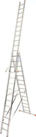 Kāpnes 3x14 S pakāpieni kombinējamas h= 10.25m KRAUSE Monto Tribilo