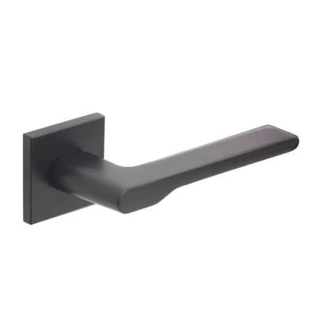Universal Concept Slim door handle, square rose, black
