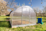 Greenhouse KLASIKA TUBE 3x2m (6m2) with foundations and 4mm polycarbonate coating