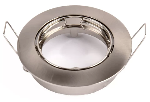 DL2106-CM  alum. rāmis gaismeklim,apaļš, matēts hroms D84mm G5.3/GU10