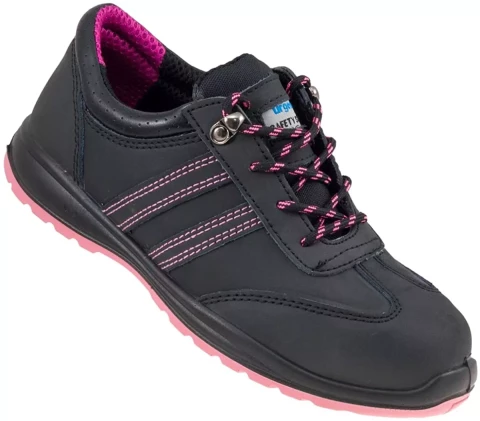 Kurpes 214 S1 melns ar rozā IZM 40