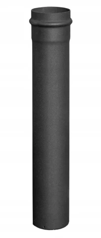 Caurule granulu krāsnīm 80/1000mm melna