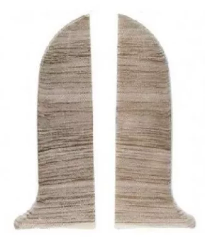 Grīdlīstei PVC NG6DB3 nobeigumi labie + kreisie Tuksneša ozols 50