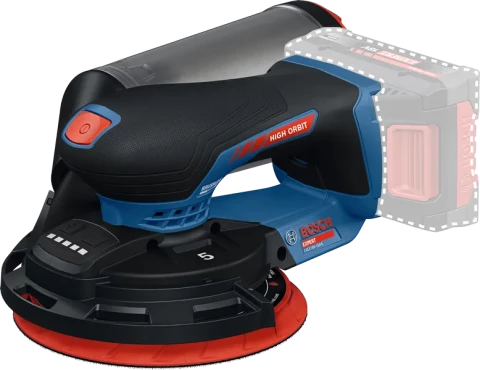 Cordless Random Orbital Sander EXPERT EXEX 18V-150-5, 150 mm CT, without battery and charger (Bosch 601372901)