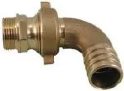 Угловой щтуцер (Н) 1/2''-15 со скруткой