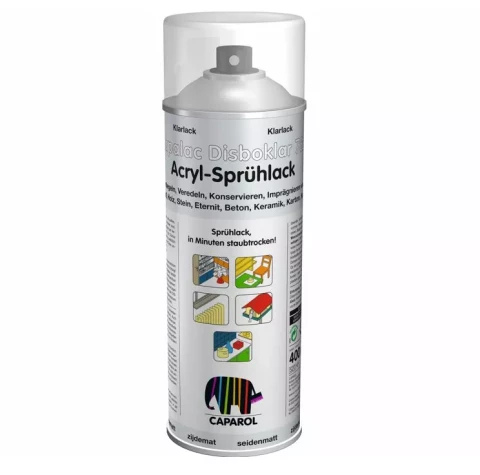 Aizsargpārklājums dažādām pamatnēm aerosolā 400ml Capalac Disboklar 782 GL caurspīdīga caurspīdīga