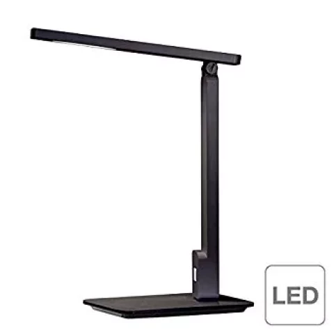 Galda lampa ESTO GEER 9722047 LED 4.8W 380LM BALTA MELNA