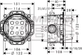 Hansgrohe iebūvējamais i-box universālais HG01800180