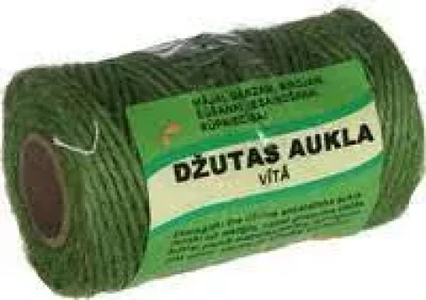 Džutas darza aukla zaļa 2mm*100g, +kart.spole