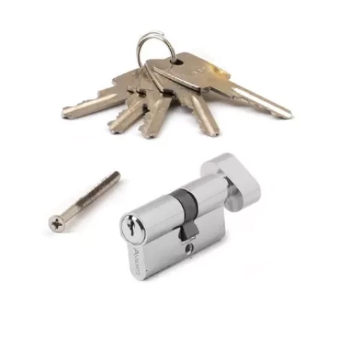 Cilindrs 30x30 ar pagr.rokt., hroms ZC