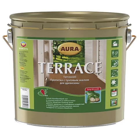 Eskaro Aura Terrace Oil 9L  Масло для террас