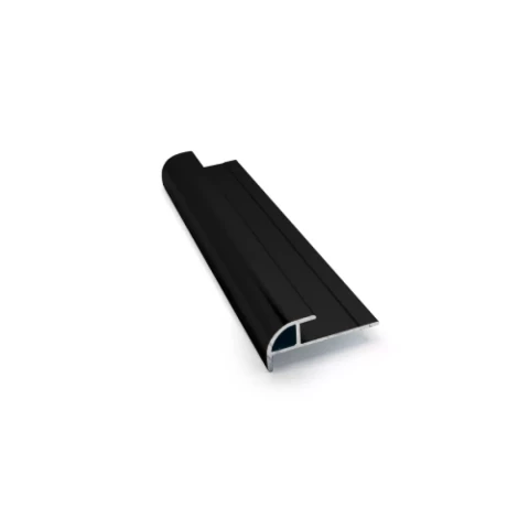 Genesis PXA External Corner Profile for 5 mm Vinyl Panels, 2.6 m, Matt Black