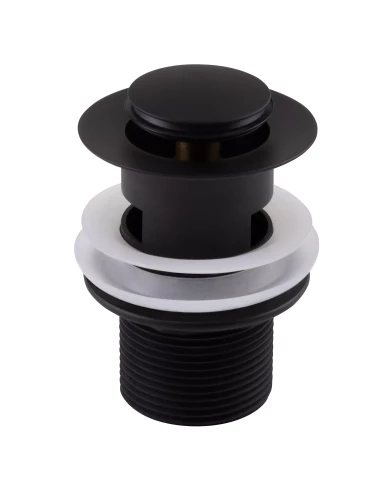 Izlietnes izplūde Click-Clack 11/4" (BK) melns, 710019