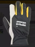 Cimdi ziemas sintētiskās ādas ar oderi WORTEX 10/XL