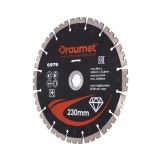 Dimanta griezējdisks ar segmentu 230mm sausai griešanai, DRAUMET 6979