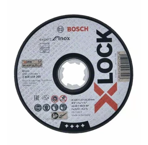 Grinding disc Bosch Expert for Inox; Ø125x1,6 mm 2608619265